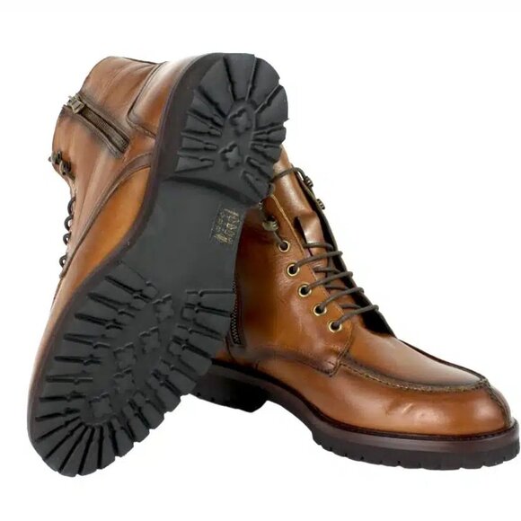 Dino Brown Men’s Italian Leather Dress Boots main image 4